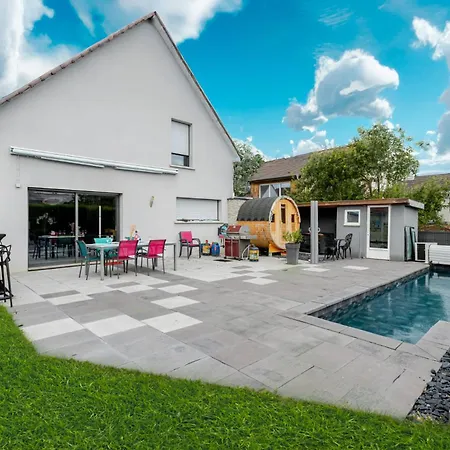 Villa 14 Piscine Chauffee, Jacuzzi Prive Climatise * Furdenheim