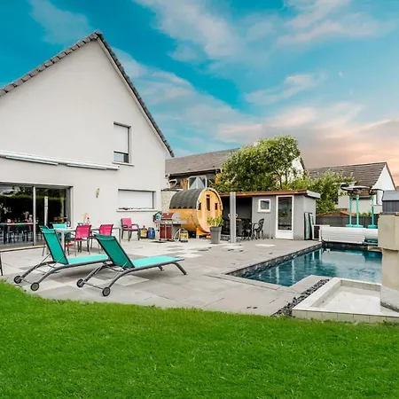 Villa Villa 14 Piscine Chauffee, Jacuzzi Prive Climatise